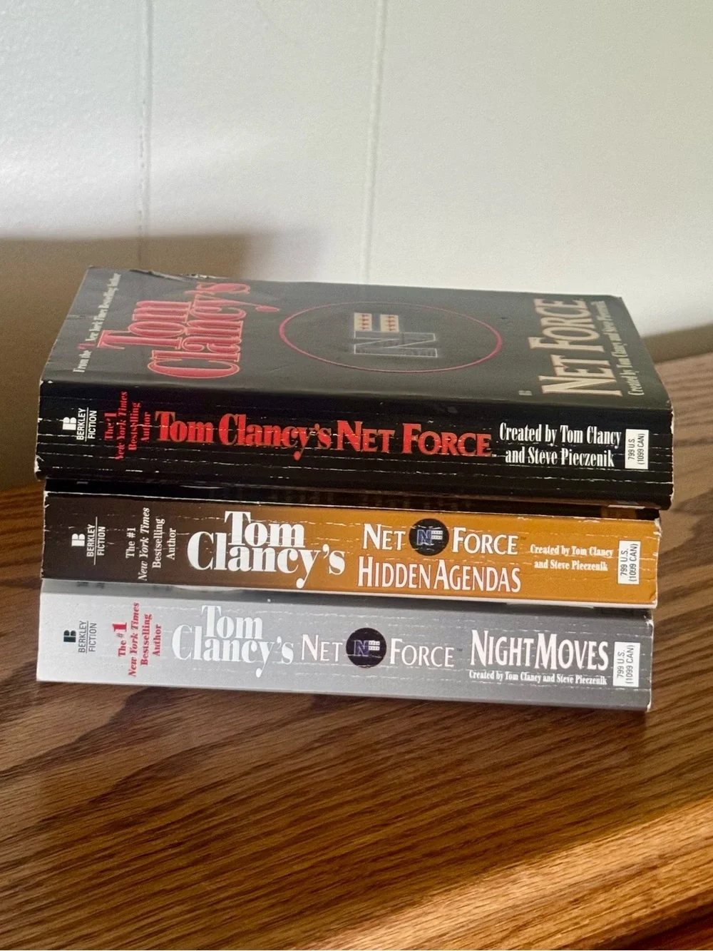 Tom Clancy's Net Force Starter Bundle 1-3, Techno Thriller Paperbacks